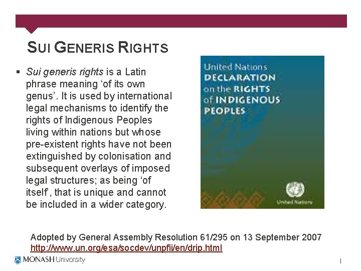SUI GENERIS RIGHTS § Sui generis rights is a Latin phrase meaning ‘of its