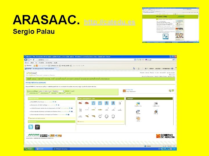 ARASAAC. Sergio Palau http: //catedu. es ARASAAC. Sergio Palau http: //catedu. es