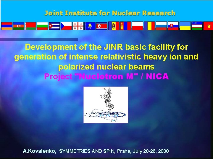 Joint Institute for Nuclear Research Development of the JINR basic facility for generation of