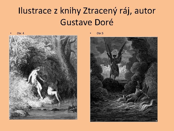 Ilustrace z knihy Ztracený ráj, autor Gustave Doré • Obr. 4 • Obr. 5