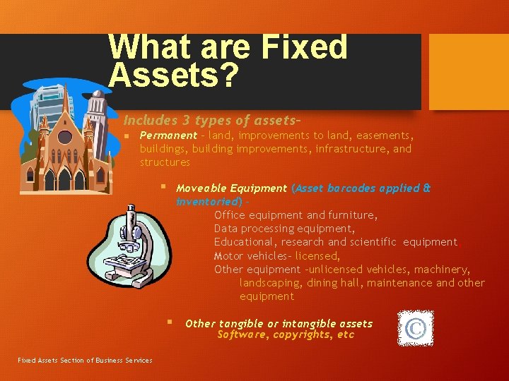 Banner Fixed Assets Policies and Procedures How they