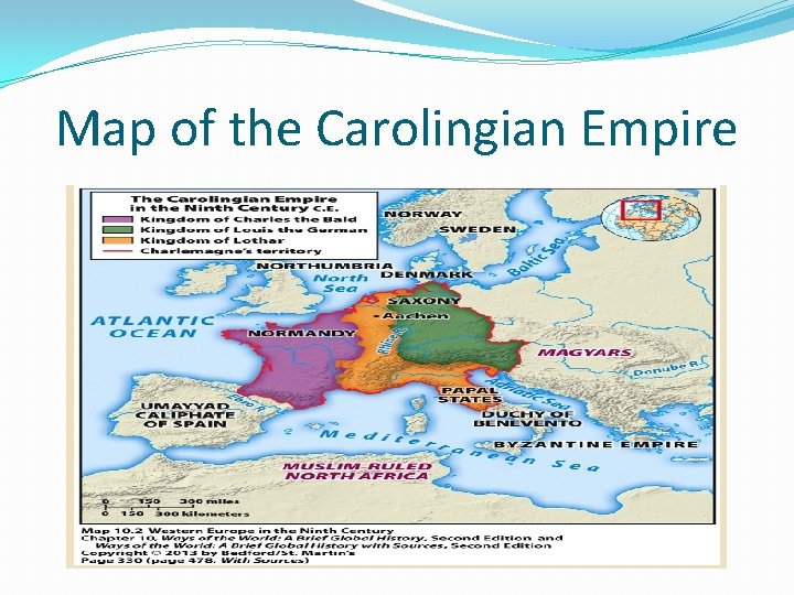 Map of the Carolingian Empire 