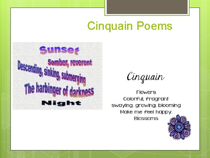 Cinquain Poems 