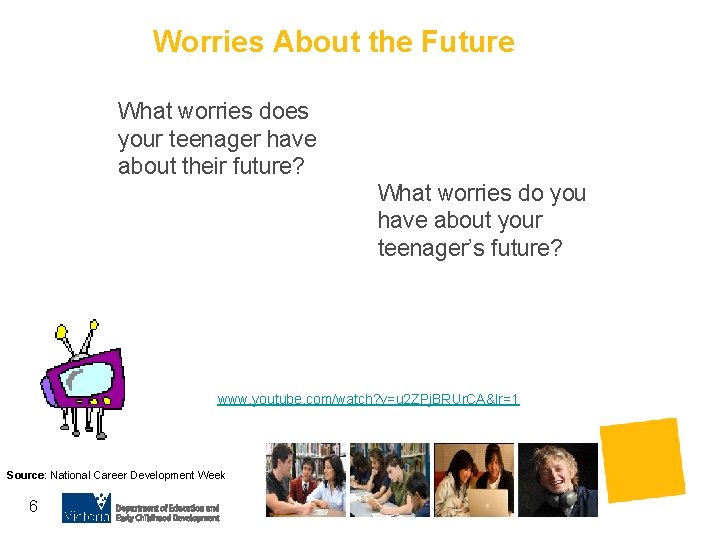 Worries About the Future What worries does your teenager have about their future? What