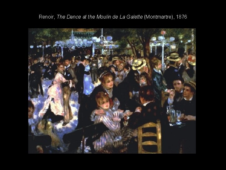 Renoir, The Dance at the Moulin de La Galette (Montmartre), 1876 