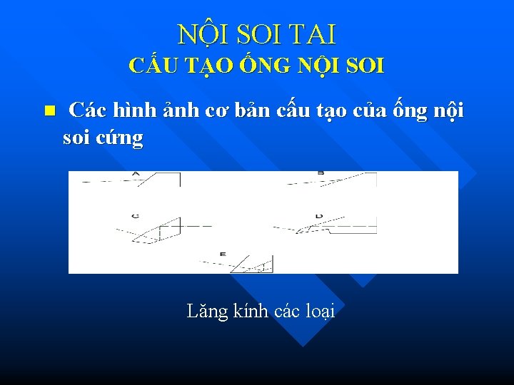 NÔ I SOI TAI CẤU TẠO ỐNG NỘI SOI Các hình ảnh cơ bản NÔ I SOI TAI CẤU TẠO ỐNG NỘI SOI Các hình ảnh cơ bản