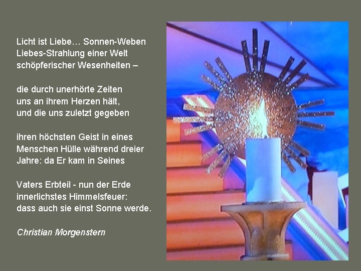 Licht ist Liebe… Sonnen-Weben Liebes-Strahlung einer Welt schöpferischer Wesenheiten – die durch unerhörte Zeiten