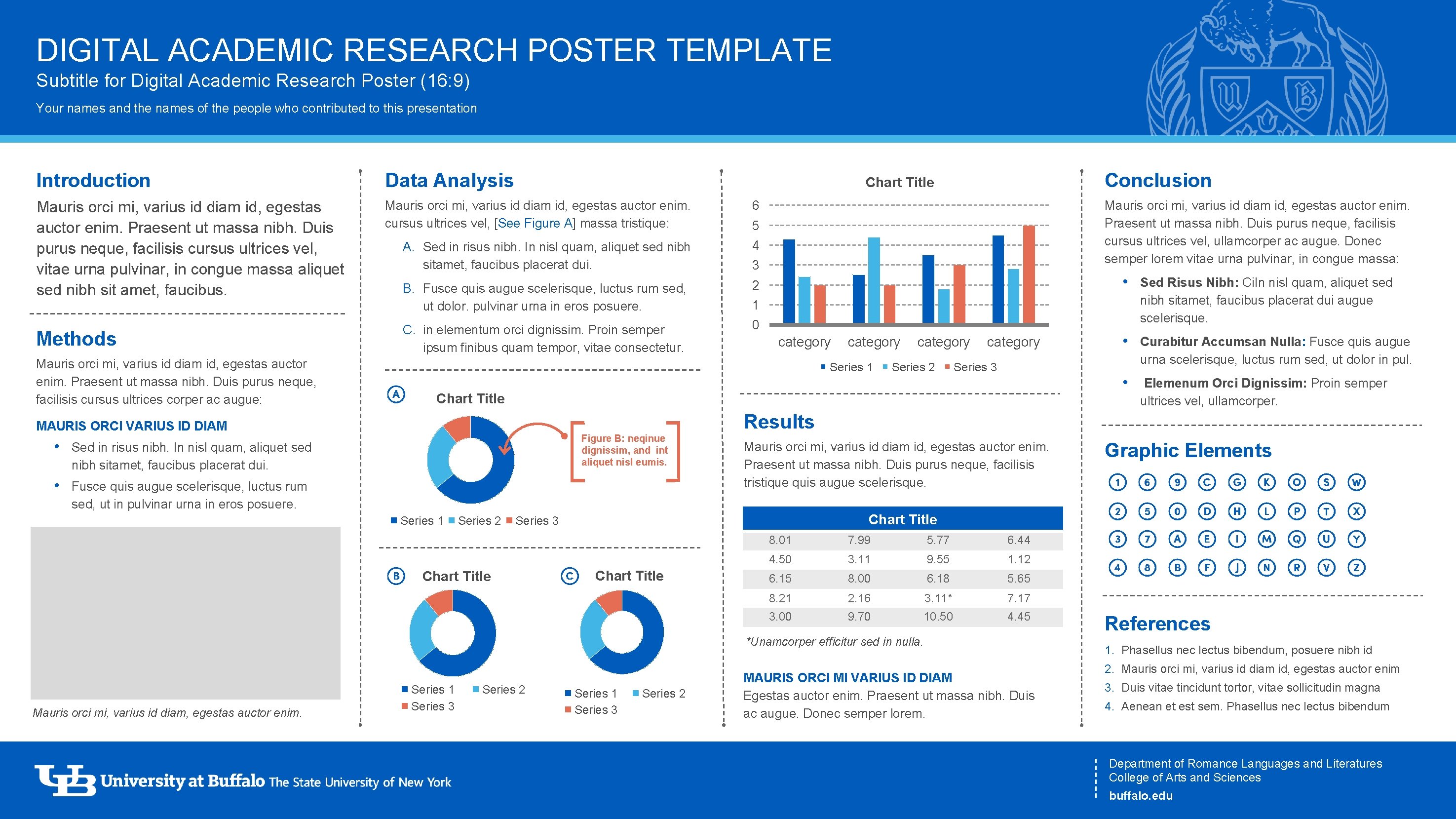 DIGITAL ACADEMIC RESEARCH POSTER TEMPLATE Subtitle for Digital Academic Research Poster (16: 9) Your
