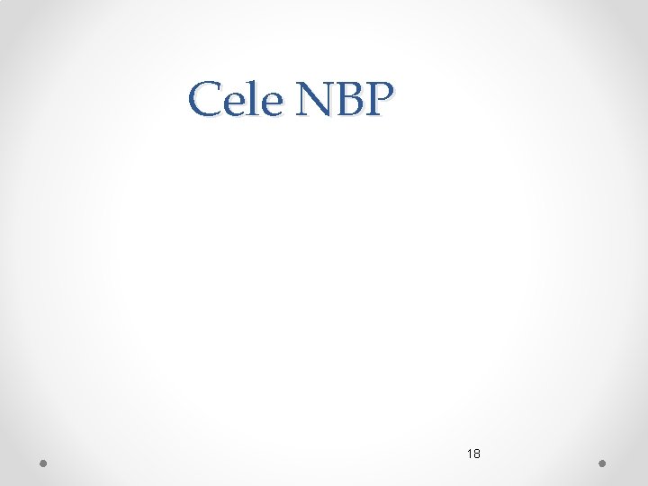Cele NBP 18 