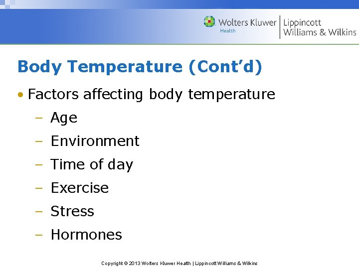Fundamentals of Nursing Human Health and Function Chapter