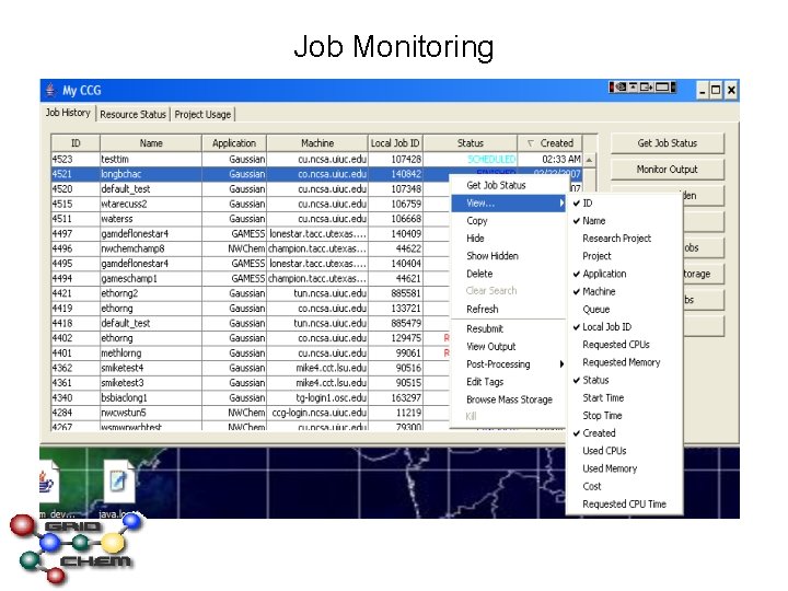 Job Monitoring 