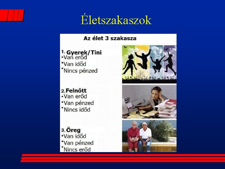 Életszakaszok 