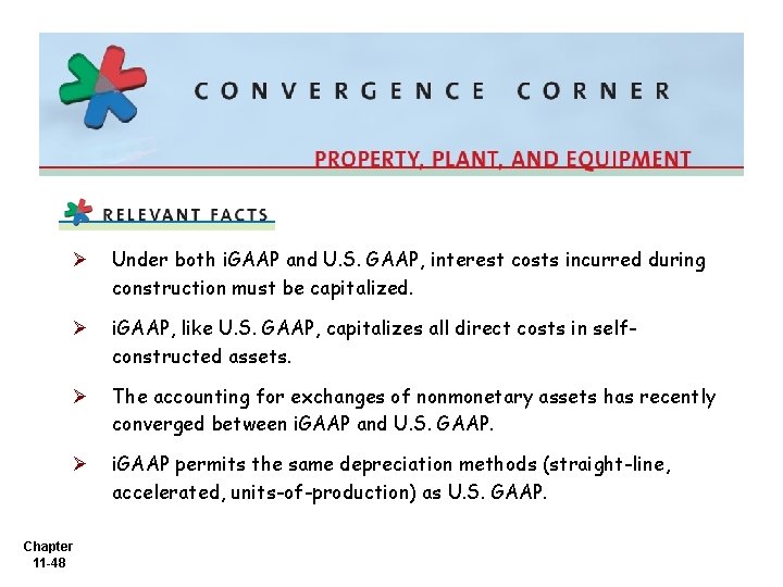 Ø Under both i. GAAP and U. S. GAAP, interest costs incurred during construction