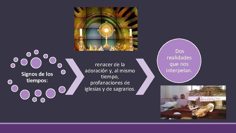 Signos de los tiempos: renacer de la adoración y, al mismo tiempo, profanaciones de