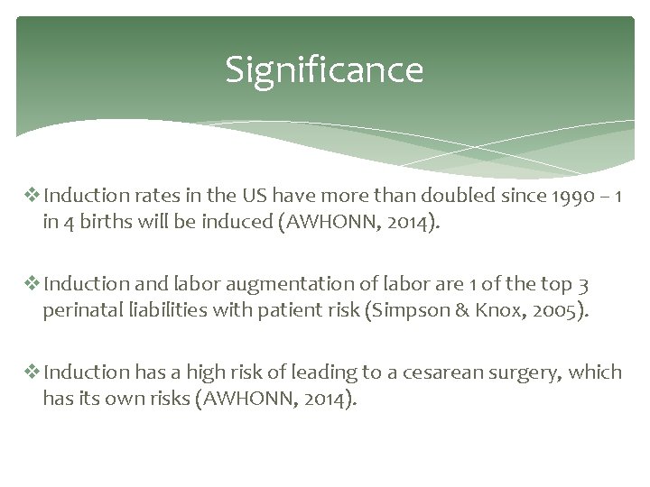 Labor Induction Methods Compared Outcomes Jenifer E Smith