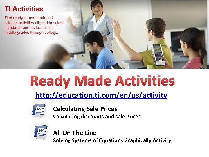 Using TI Technology in a Mathematics 10 Classroom
