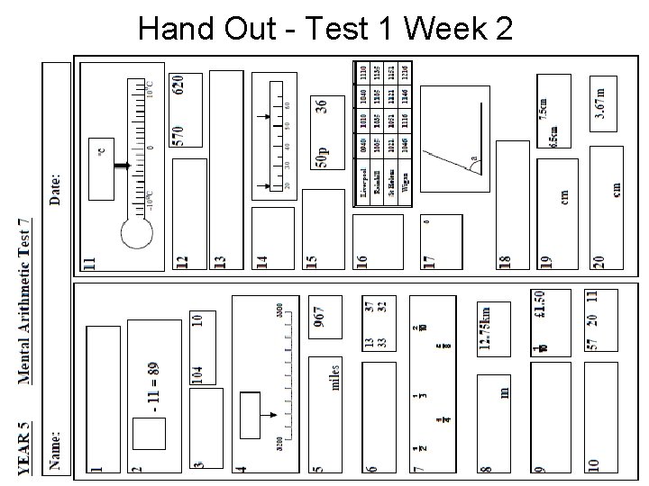 Hand Out - Test 1 Week 2 Hand Out - Test 1 Week 2