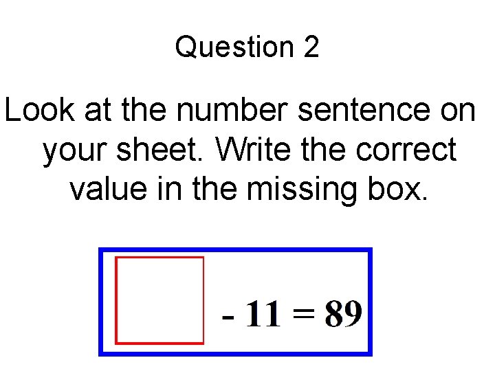 Year 5 Mental Maths Test 1 Week 2