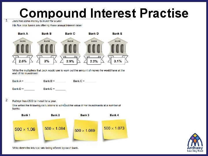 Compound Interest Practise 
