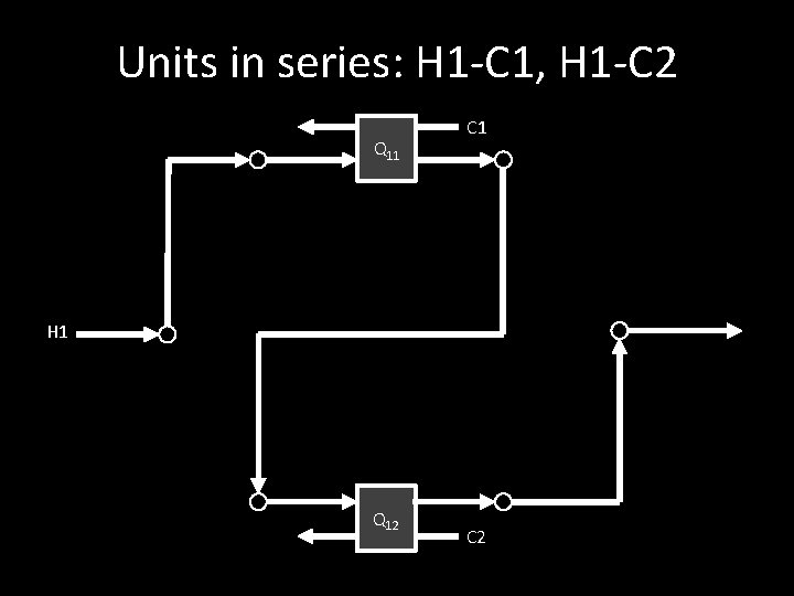 Units in series: H 1 -C 1, H 1 -C 2 Q 11 C Units in series: H 1 -C 1, H 1 -C 2 Q 11 C