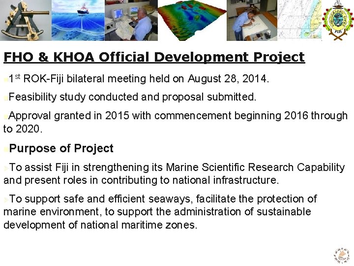 FHO & KHOA Official Development Project 1 ROK-Fiji bilateral meeting held on August 28,
