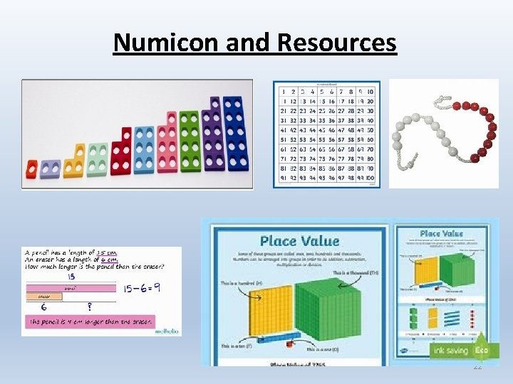 Numicon and Resources 22 