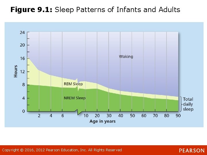 Figure 9. 1: Sleep Patterns of Infants and Adults Copyright © 2016, 2012 Pearson Figure 9. 1: Sleep Patterns of Infants and Adults Copyright © 2016, 2012 Pearson