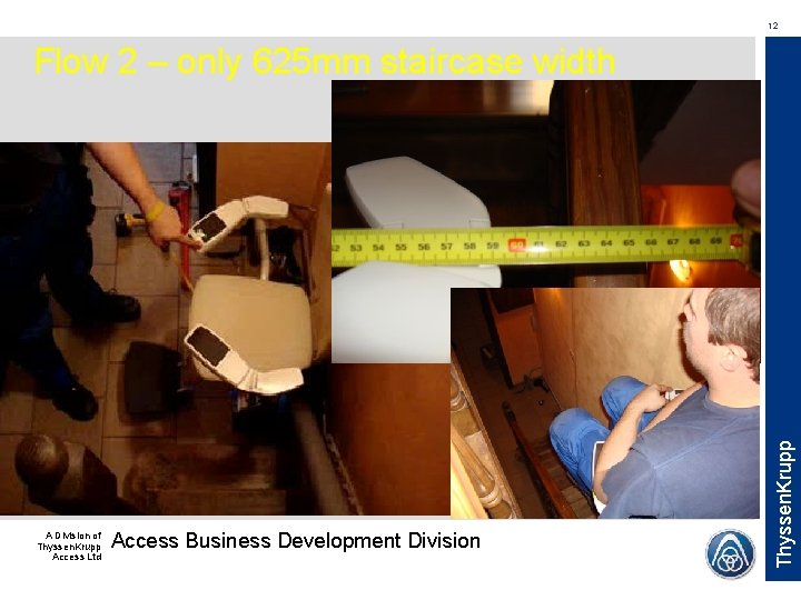 12 A Division of Thyssen. Krupp Access Ltd Access Business Development Division Thyssen. Krupp 12 A Division of Thyssen. Krupp Access Ltd Access Business Development Division Thyssen. Krupp