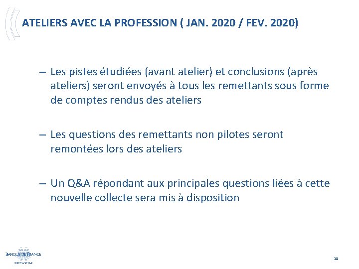 ATELIERS AVEC LA PROFESSION ( JAN. 2020 / FEV. 2020) – Les pistes étudiées