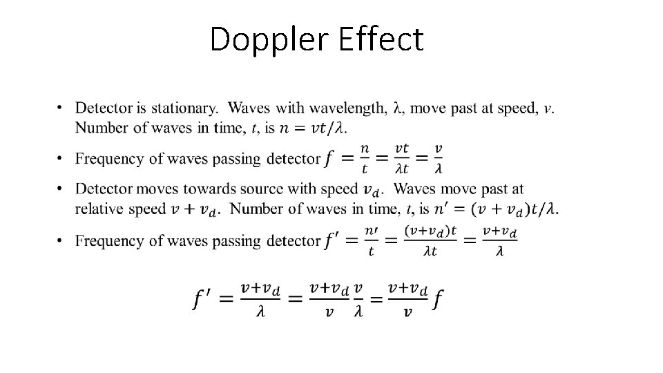 Doppler Effect 