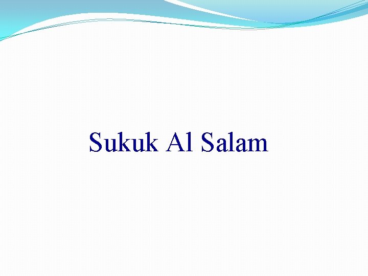 Sukuk Al Salam 