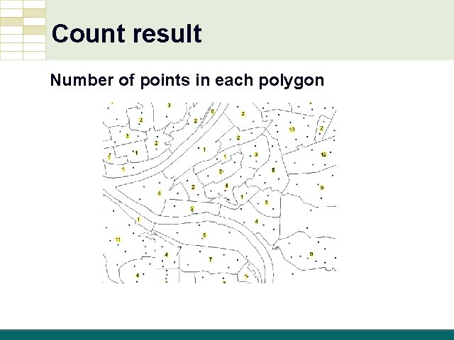 Count result Number of points in each polygon GIS Tutorial, Third Edition GIS 8