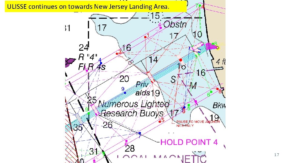 ULISSE continues on towards New Jersey Landing Area. 17 