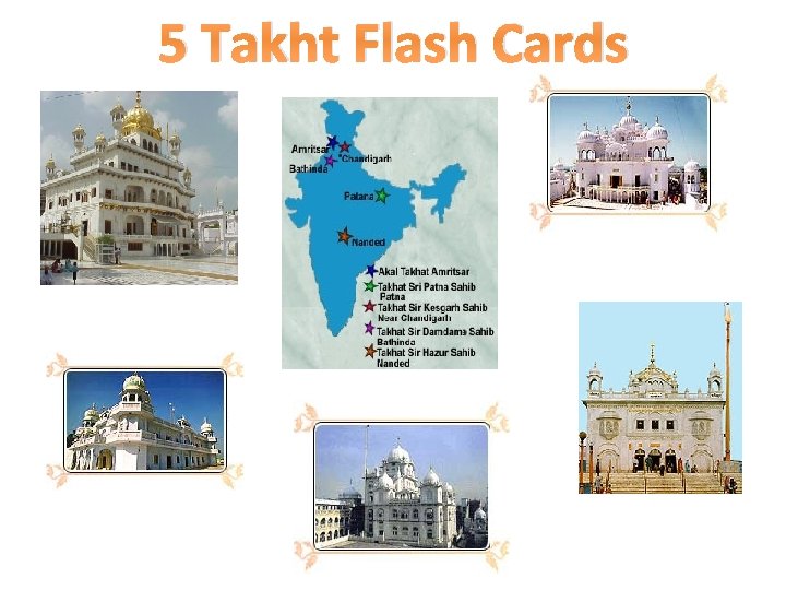 5 Takht Flash Cards 