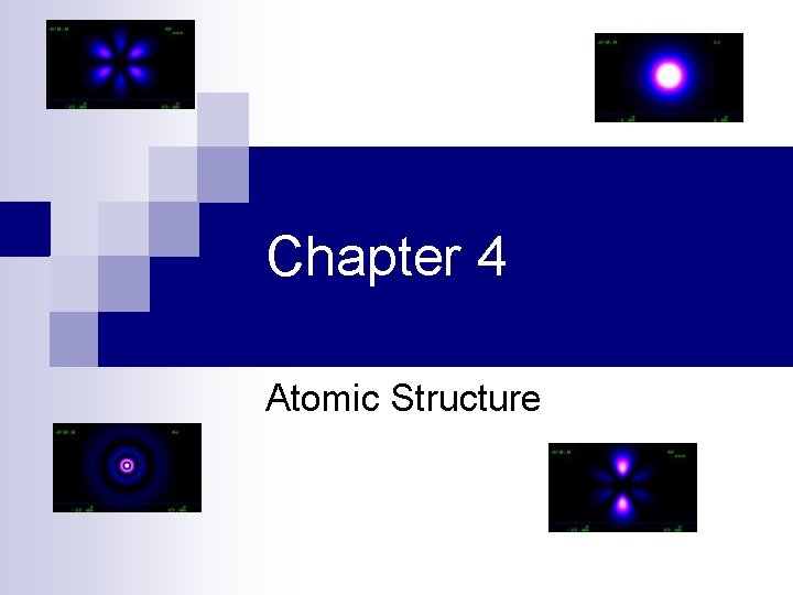 Chapter 4 Atomic Structure 
