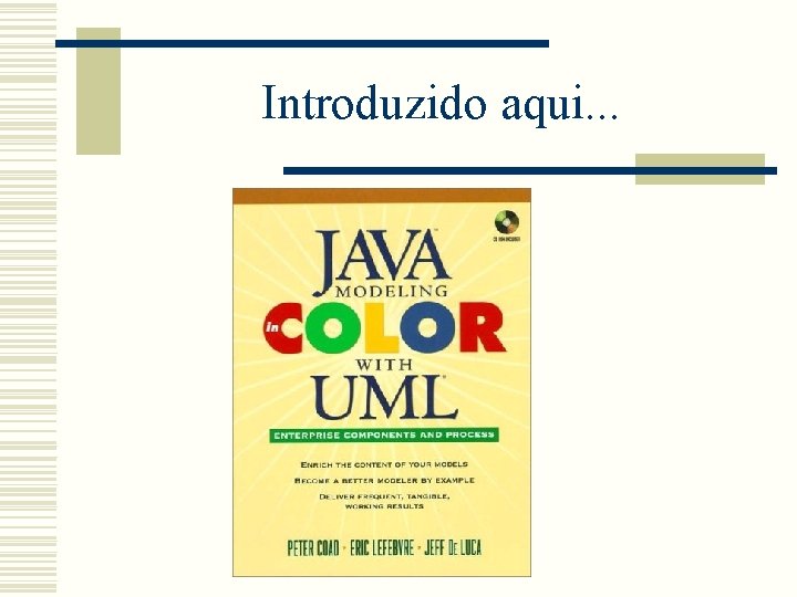 Introduzido aqui. . . Introduzido aqui. . .