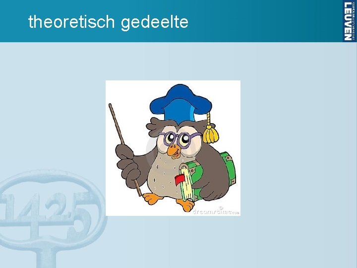 theoretisch gedeelte 