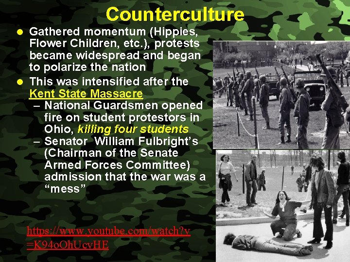 Slide 15 Counterculture Gathered momentum (Hippies, Flower Children, etc. ), protests became widespread and
