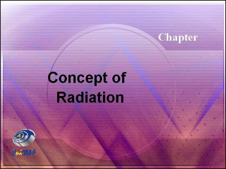 Chapter Concept of Radiation 