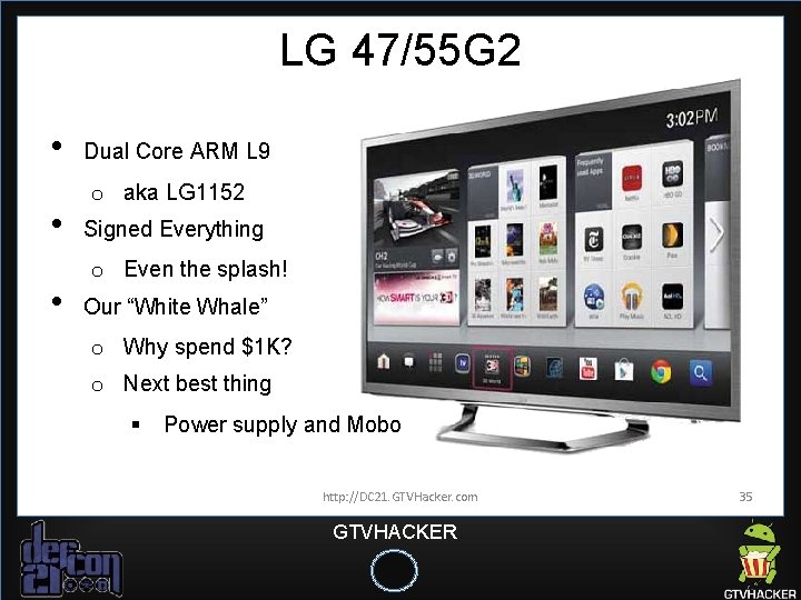 LG 47/55 G 2 • • • Dual Core ARM L 9 o aka LG 47/55 G 2 • • • Dual Core ARM L 9 o aka