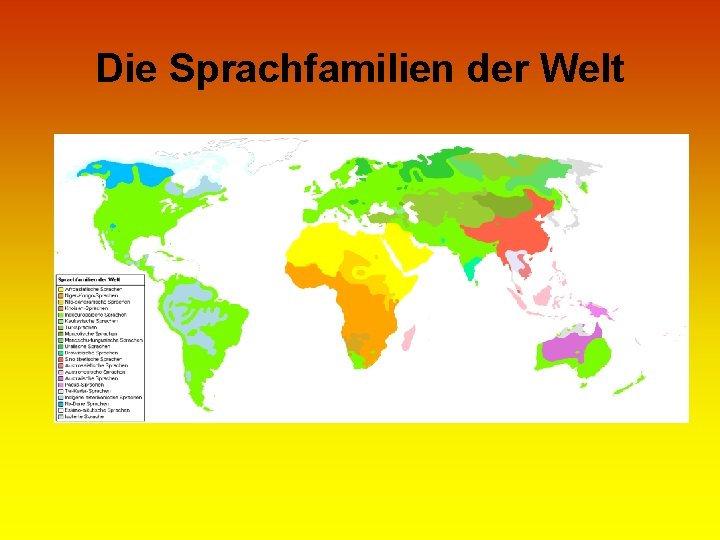 Die Sprachfamilien der Welt 