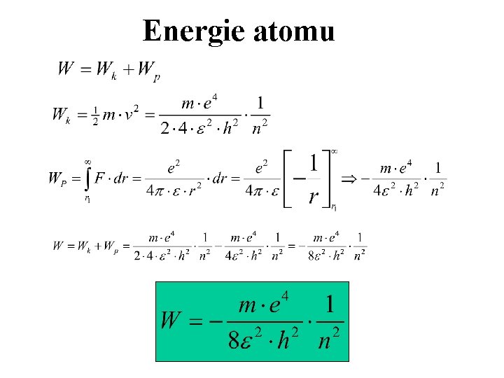 Energie atomu 