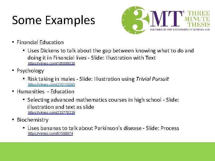 Some Examples • Financial Education • Uses Dickens to talk about the gap between