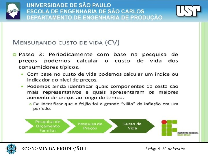 ECONOMIA DA PRODUÇÃO II Daisy A. N. Rebelatto 