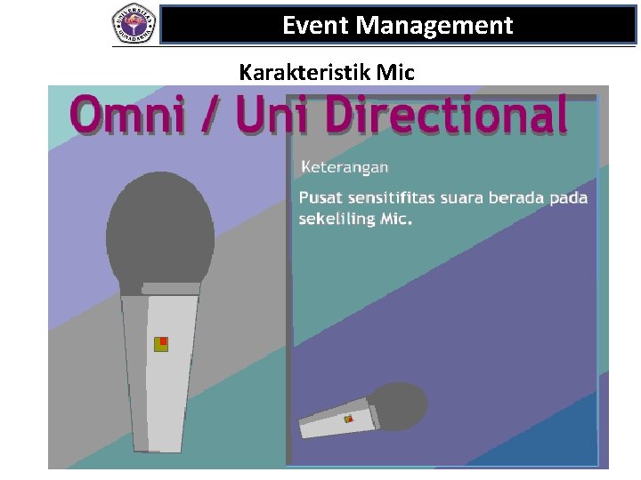 Event Management Karakteristik Mic 