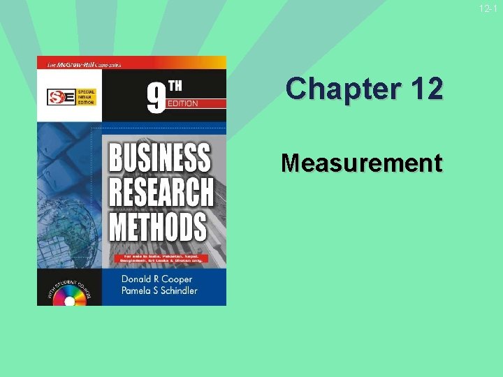 12 -1 Chapter 12 Measurement 