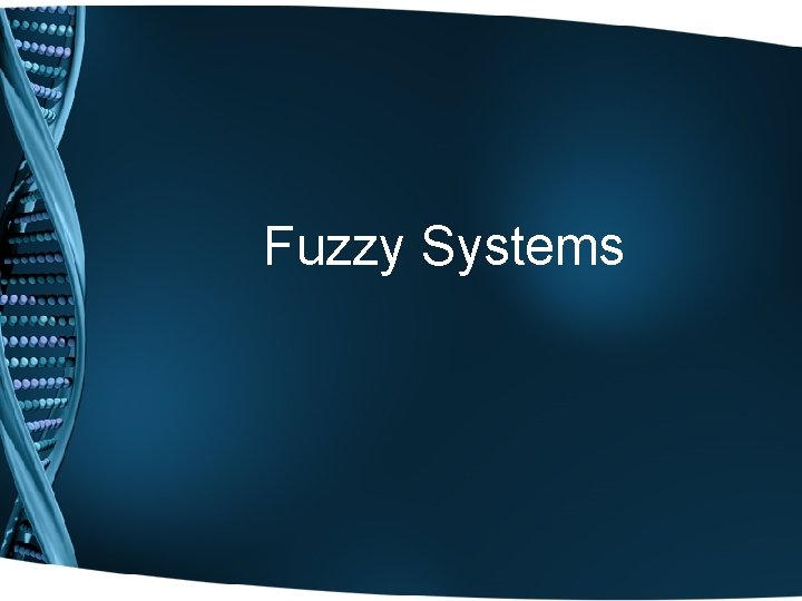 Fuzzy Systems 