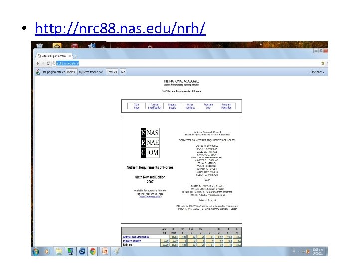 • http: //nrc 88. nas. edu/nrh/ • http: //nrc 88. nas. edu/nrh/