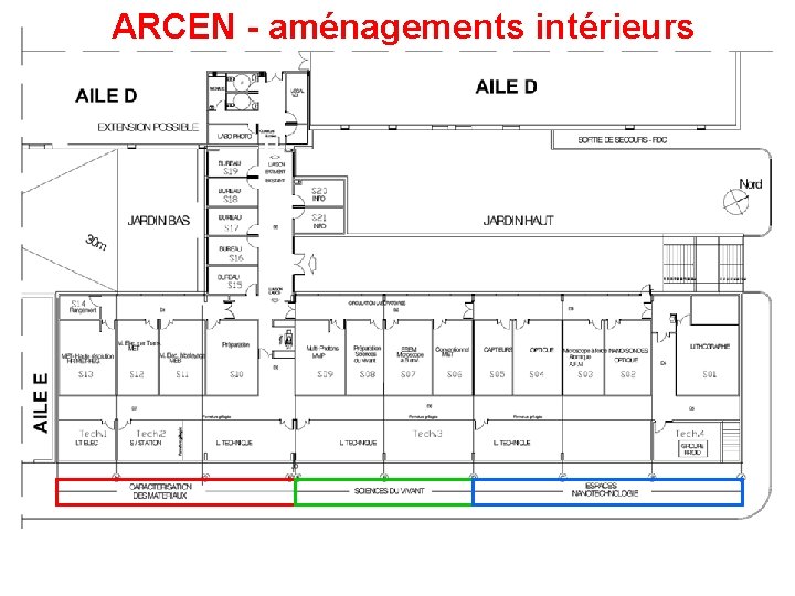 ARCEN - aménagements intérieurs 
