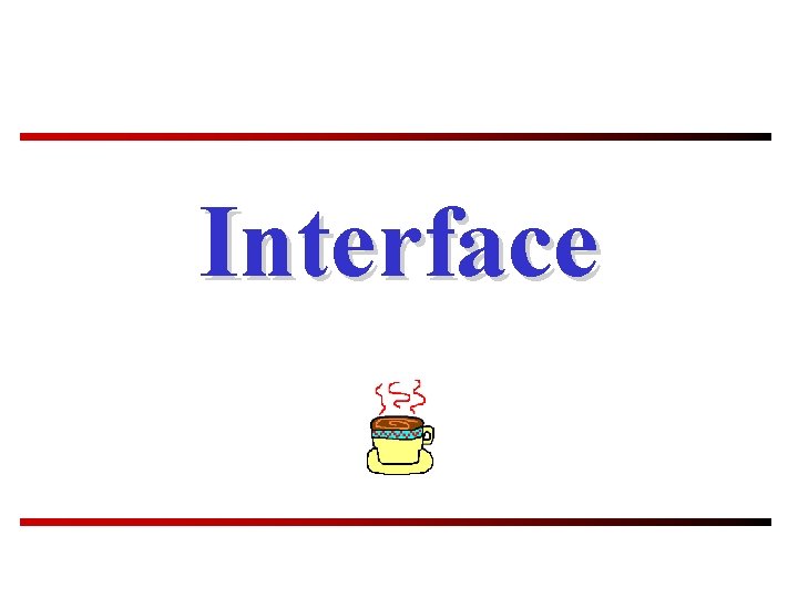 Interface 